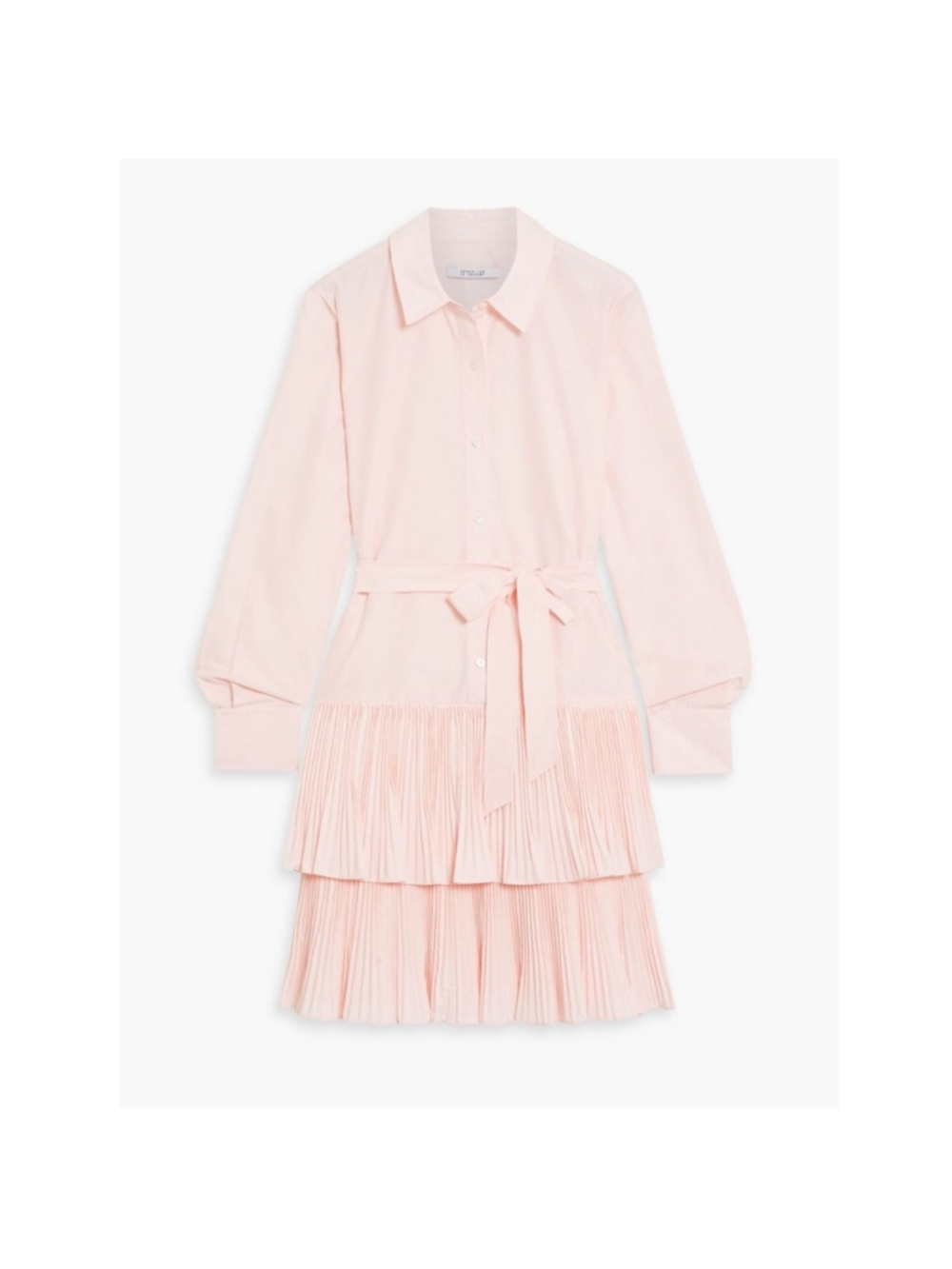 10 Crosby Derek Lam Stirling Plisse Mini Dress - Picture 7 of 15